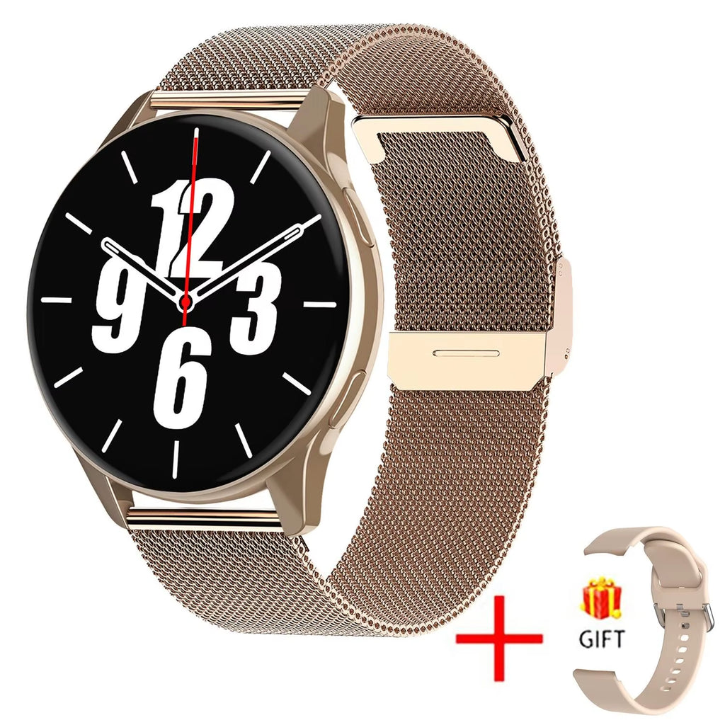 New Smart Watch 2025 Wireless Charging Smartwatch Bluetooth Calls Watches Men Women Fitness Bracelet Custom Watch Face +Box