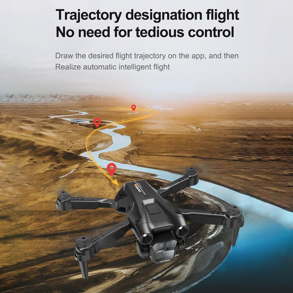 8K RC Drones HD + Battery Drone Selfie Camera WIFI FPV Foldable RC Quadcopter