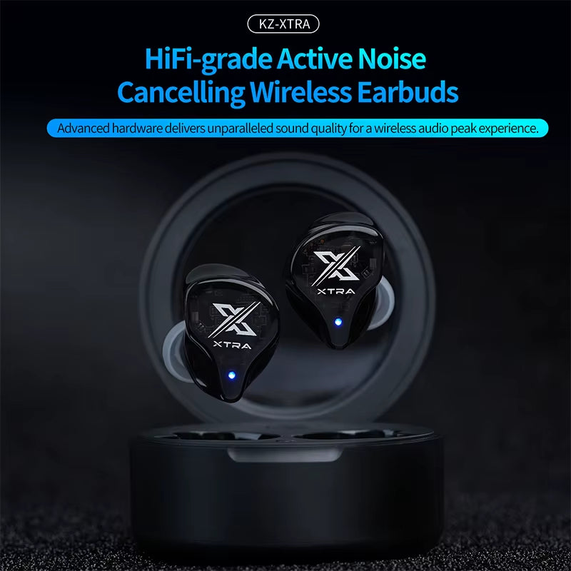 Xtra TWS Active Noise Reduction Bluetooth 5.4 Earbuds with Qualcomm QCC3091 Chip Earbuds Hifi Sound Quality Earbuds