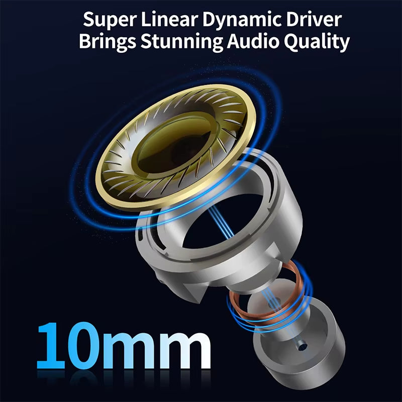 Xtra TWS Active Noise Reduction Bluetooth 5.4 Earbuds with Qualcomm QCC3091 Chip Earbuds Hifi Sound Quality Earbuds