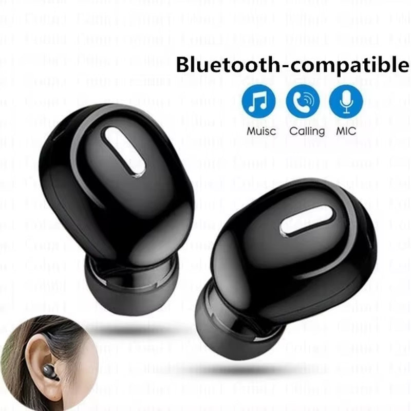 Mini Wireless Bluetooth 5.0 Earphone in Ear Sport with Mic Handsfree Headset Earbuds for Samsung Huawei All Phone Earphones