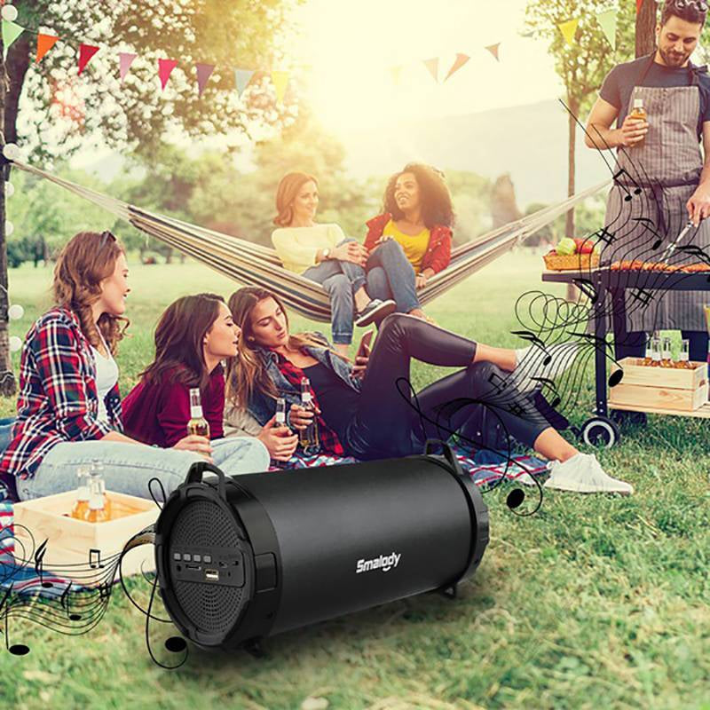 LOUD STEREO BLUETOOTH SPEAKER PORTABLE WIRELESS BOOMBOX RECHARGEABLE SYSTEM UK