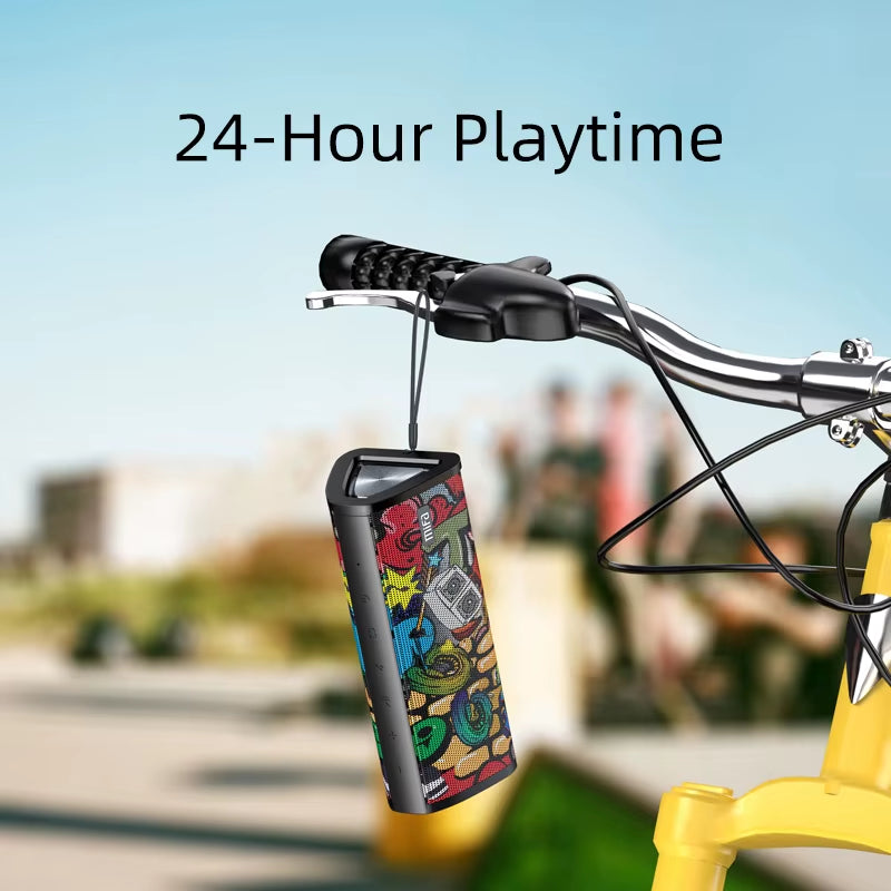 A10+ Portable Bluetooth Speaker 360° Stereo Sound 20W IPX7 Waterproof Wireless Bluetooth 5.0 Speaker 24-Hour Play Time