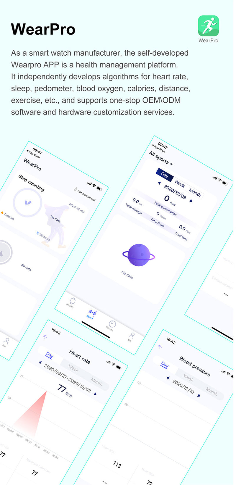 Smart Watch Bluetooth Calling Heart Rate Music Playback