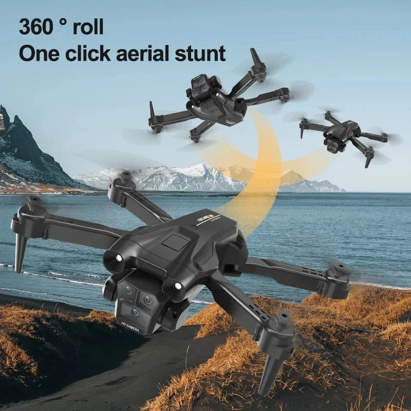 8K RC Drones HD + Battery Drone Selfie Camera WIFI FPV Foldable RC Quadcopter