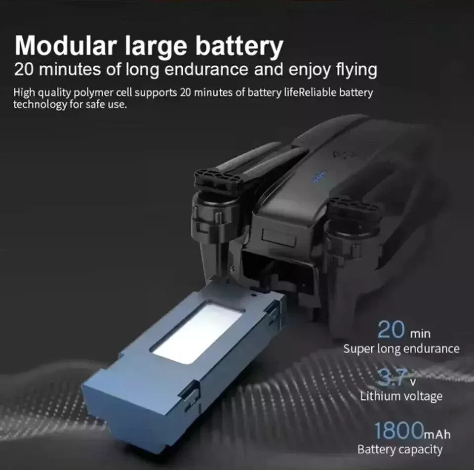 2024 Drone RC Drones Pro 4K HD Camera GPS Wi-Fi Quadcopter Foldable Free Gifts