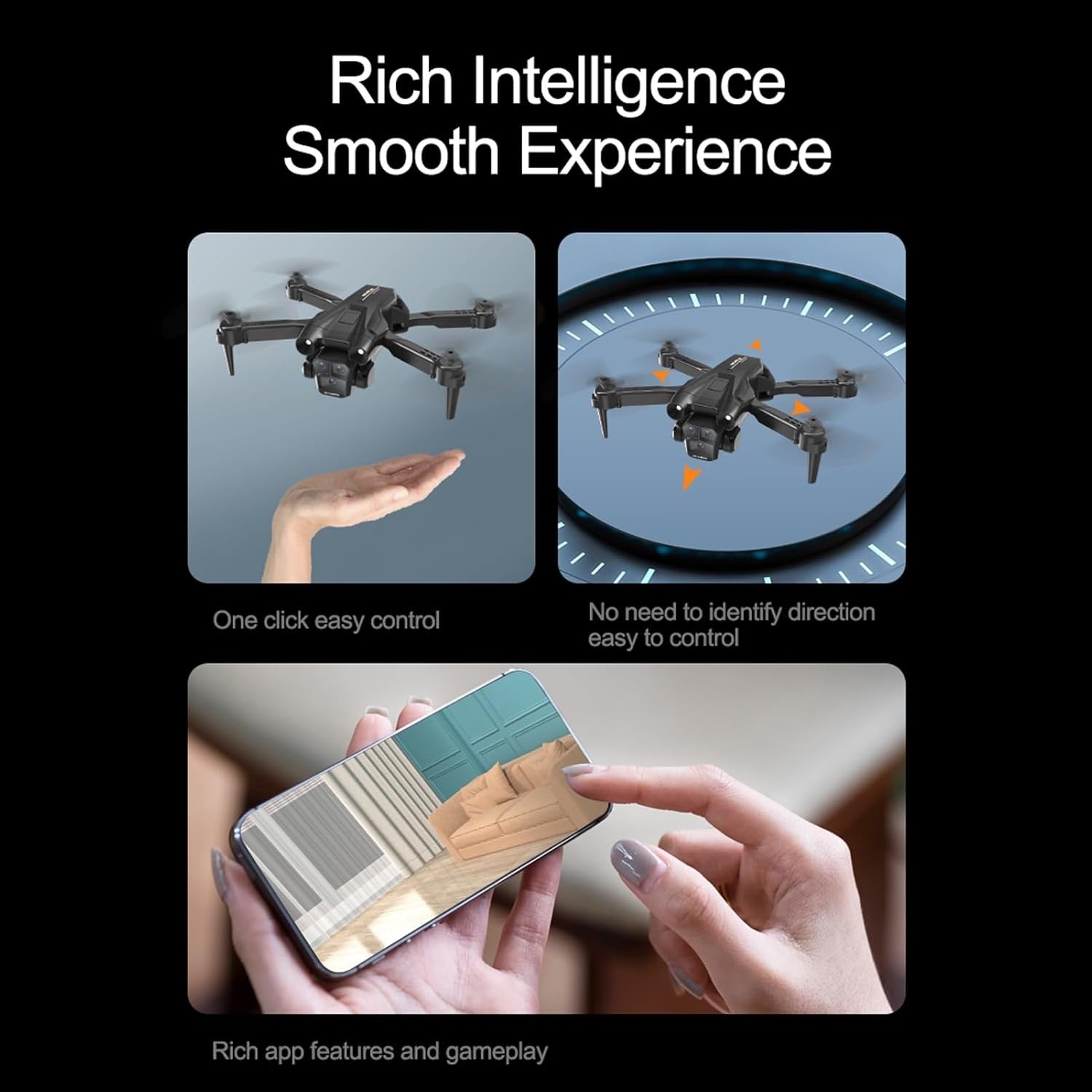 8K RC Drones HD + Battery Drone Selfie Camera WIFI FPV Foldable RC Quadcopter