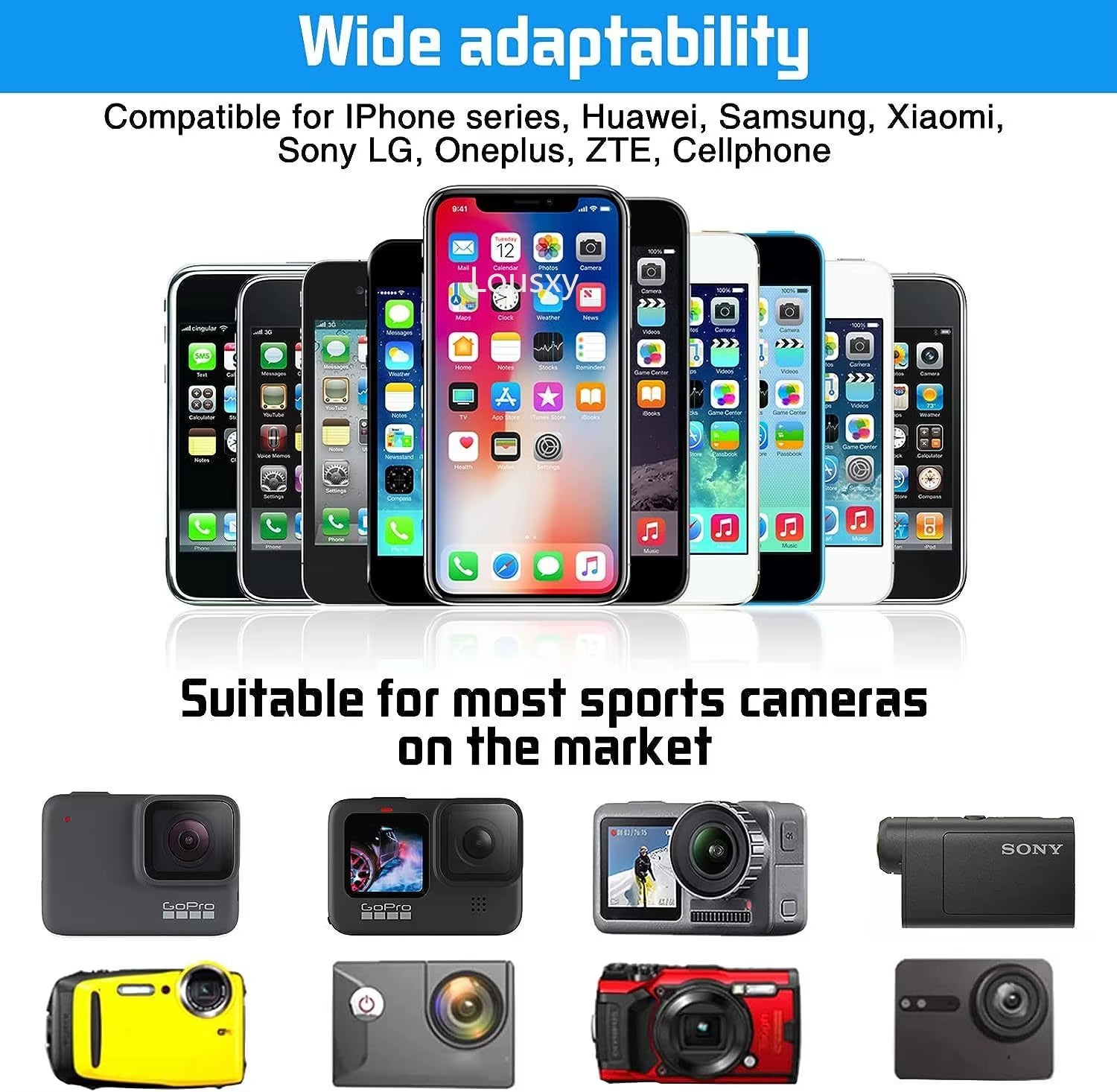 Mobile Phone Chest Harness Strap Holder Head Strap Mount Kit VLOG POV for Iphone Samsung Gopro Hero DJI OSMO AKASO Action Camera