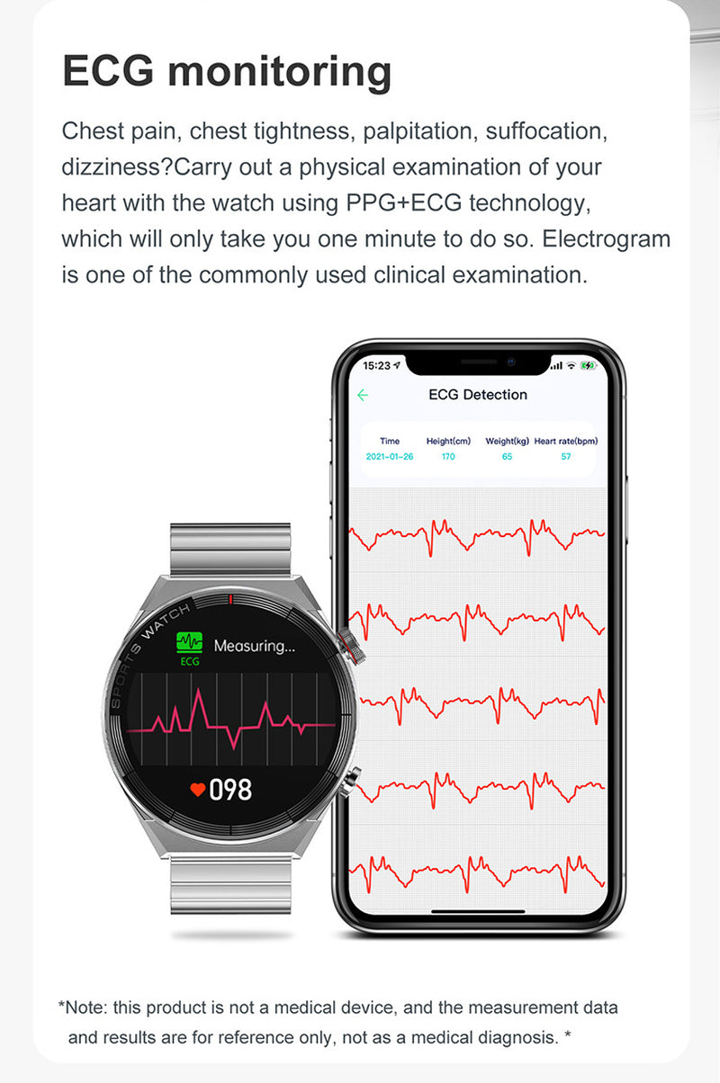 Smart Watch Bluetooth Calling Heart Rate Music Playback