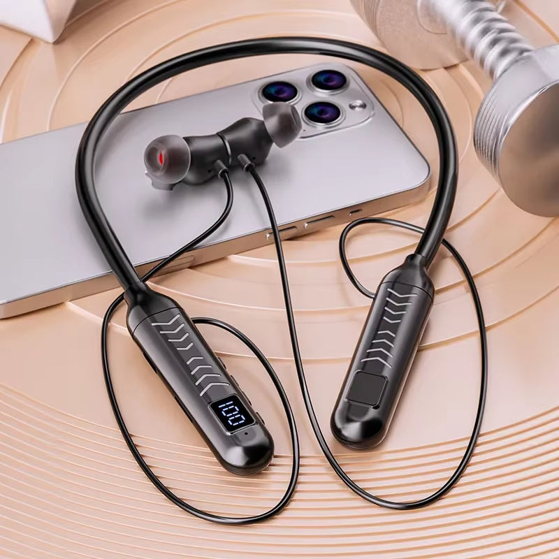 2023 New True Wireless BT Headphones: High Quality, Long Life, Digital Display and Pluggable Memory Card Playback!