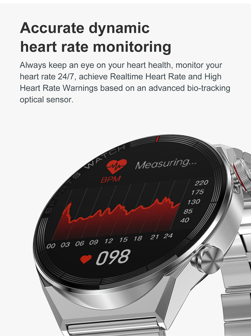 Smart Watch Bluetooth Calling Heart Rate Music Playback