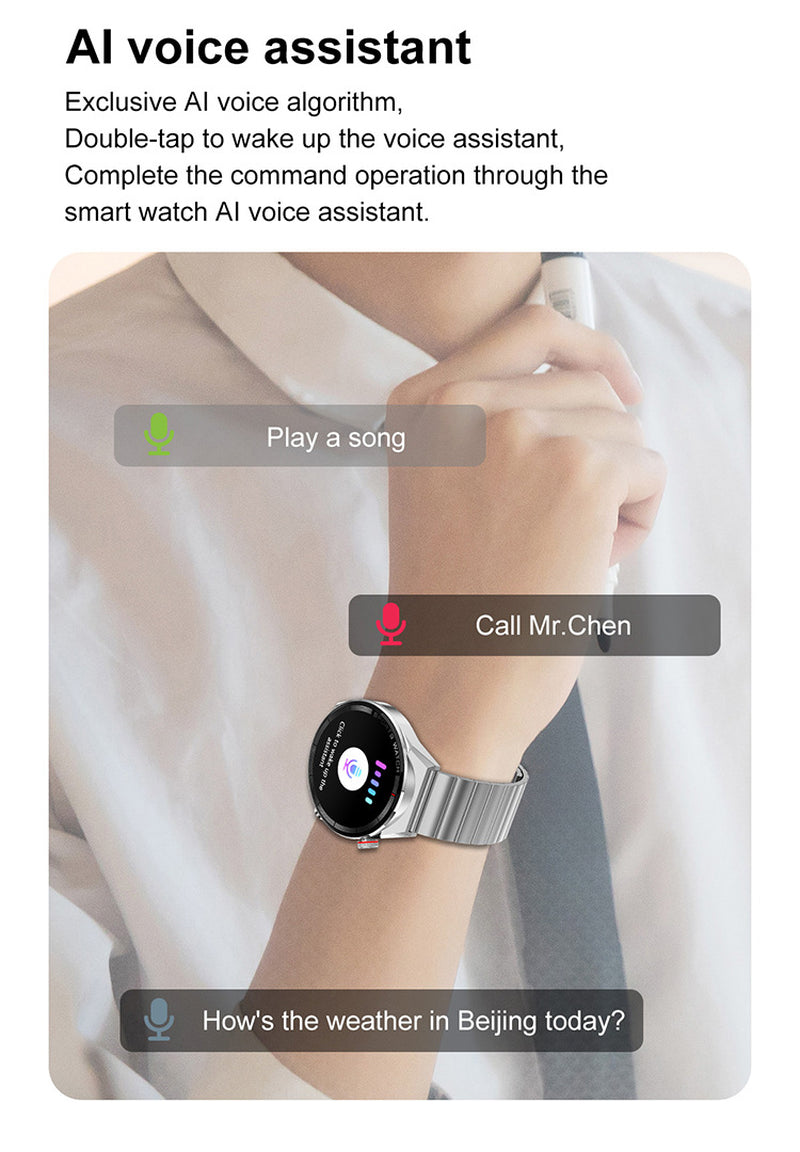 Smart Watch Bluetooth Calling Heart Rate Music Playback