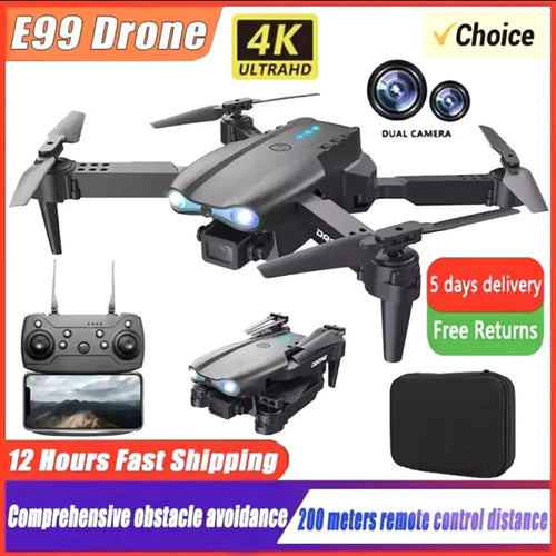 2024 Drone RC Drones Pro 4K HD Camera GPS Wi-Fi Quadcopter Foldable Free Gifts