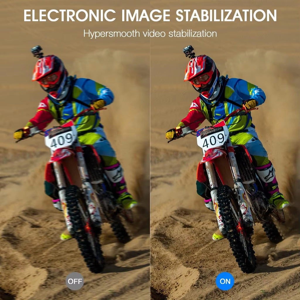 Action Camera 4K Bicycle Camera Electronic Stabilizer Action Cam Wifi 5K Sport Camera Helmet Video Recording Cameras for Go Pro